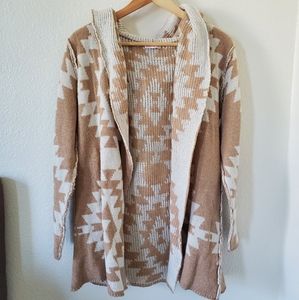 BOGO FREE Woven Heart • Printed Sweater Cardigan